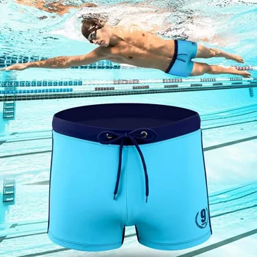 Hot Swimwear Mens Breathable Swimsuits Man Swim Trunks Boxer Briefs Sunga Swim Suits Maillot De Bain Beach Shorts 3