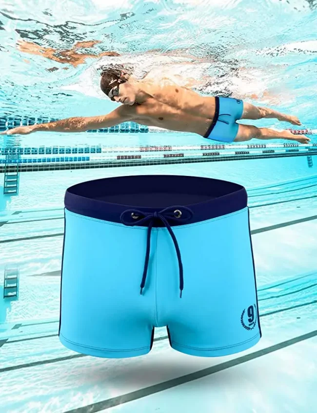 Hot Swimwear Mens Breathable Swimsuits Man Swim Trunks Boxer Briefs Sunga Swim Suits Maillot De Bain Beach Shorts 3