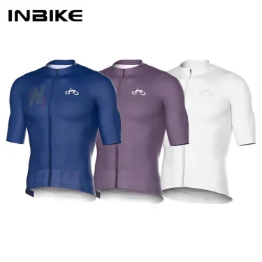 INBIKE Cycling Jersey Man Summer Bicycle Jersey Men's Cycling Short Sleeve Quick-Dry Road Bike Tops MTB Cycling Clothing for Men 1