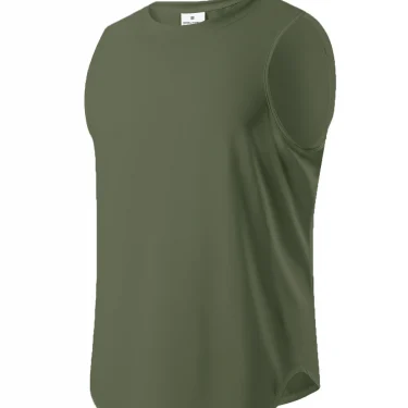 Summer Men's Fitness Basic Tank Top Quickly Dry Sport Top Running Vest Gym Fitness Sleeveless Sport Shirt Tank Tops 4