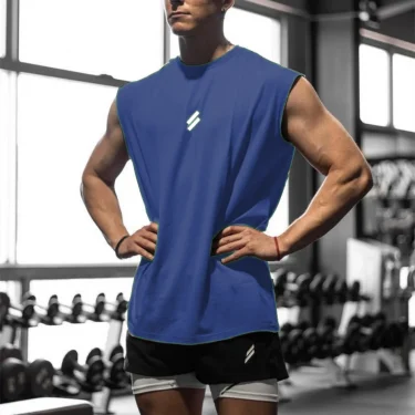 New summer mens sports vest mens sleeveless T-shirt quick drying breathable loose casualvestbasketballrunningtrainingfitnesssuit 6