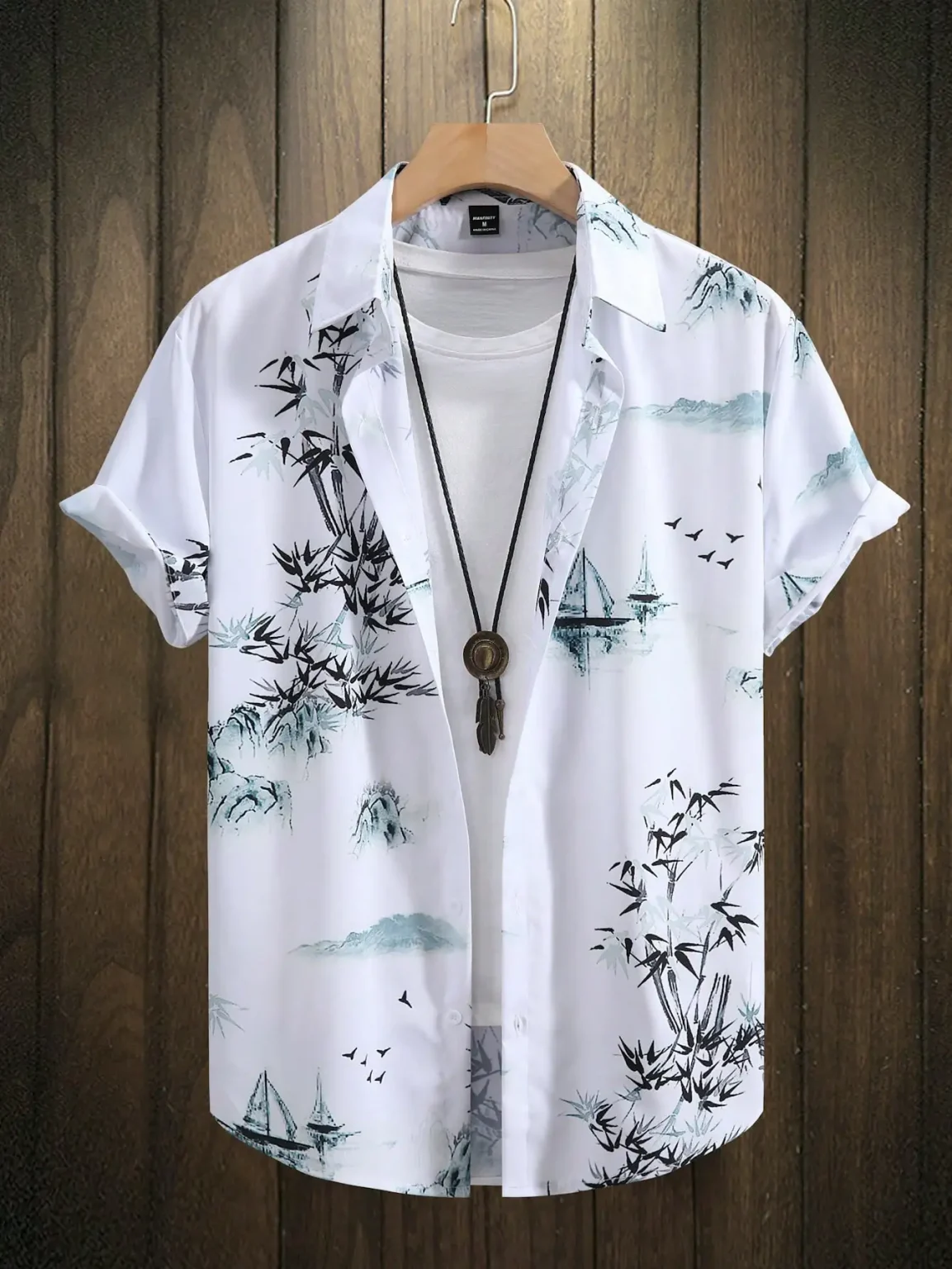 Men's Summer Designer Shirt 3D Ancient Style Plum Blossom Print Hawaiian Shirt Short Sleeve Floral Fashion Retro 2