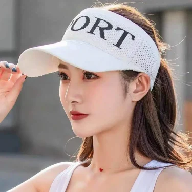 Letter Summer Sports Sun Hats Women Hat Men's Cap Visor UV Protection Empty Caps Outdoor Tennis Golf Running Sunscreen 1