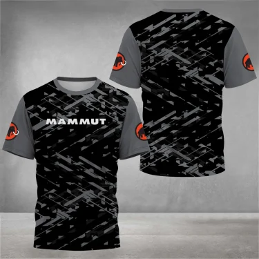 Fashion Outdoor Hiking Running Mountaineering Travel T-Shirt Quick-drying Breathable Men's Crew Neck T Shirt Short-sleeved Shirt 4