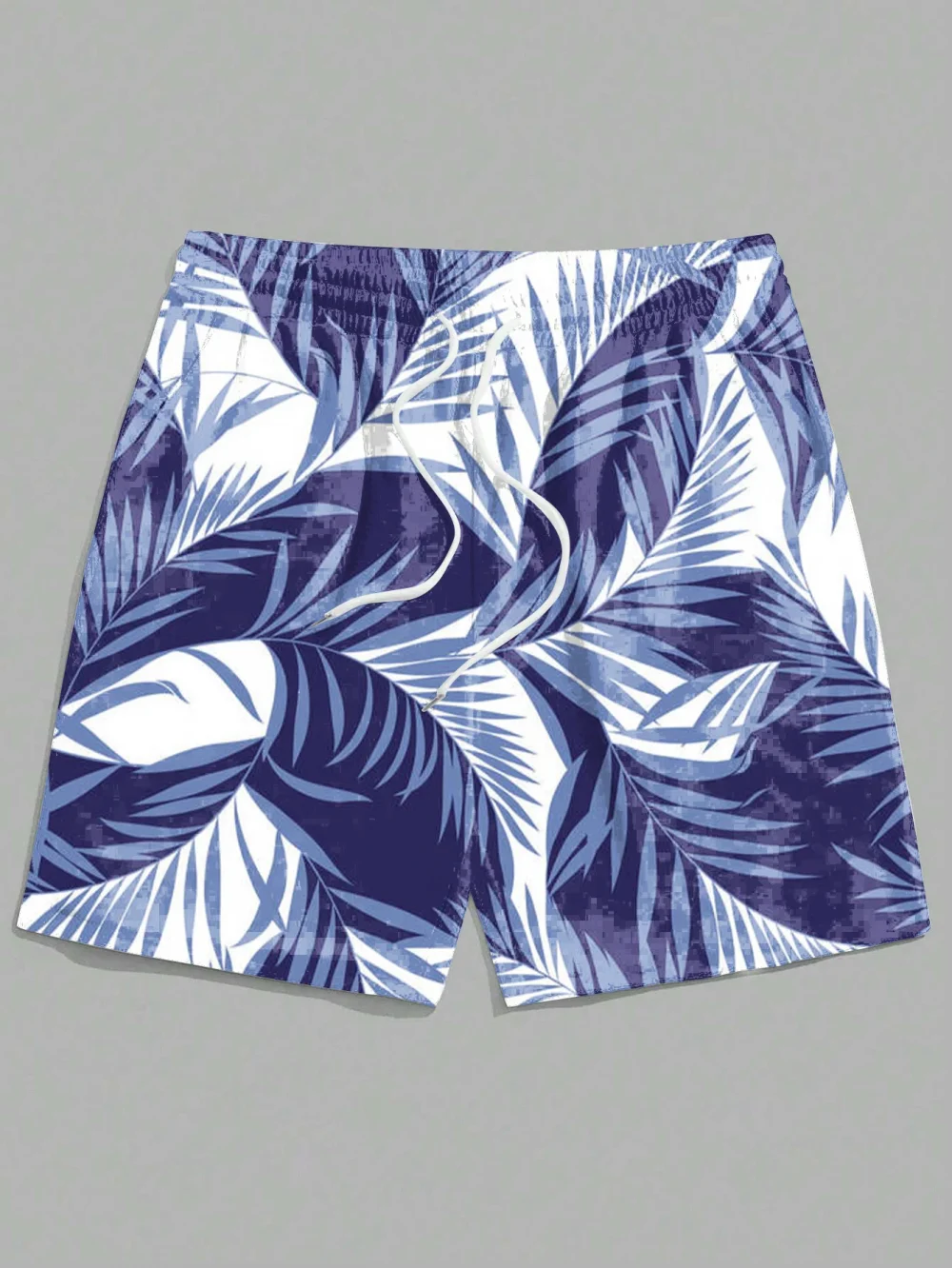 Men's Designer 3D-Printed Vacation Shorts - High-End Tropical Foliage Patterns For Island Getaways 3
