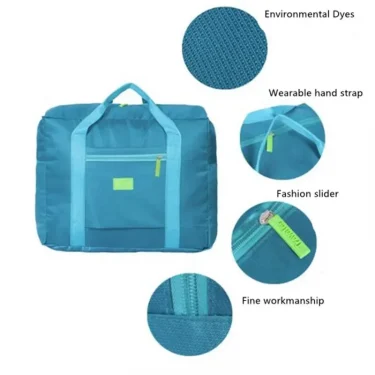 Portable Multi-function Bag Folding Travel Bags Nylon Waterproof Bag Large Capacity Hand Luggage Business Trip Traveling Bags 5