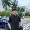 black shirt