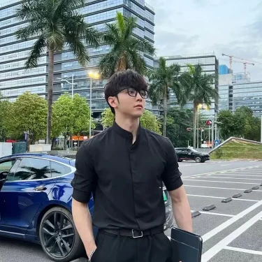 Ice Silk Slim Fit Plain Half Sleeve Men's Shirt With Collar Summer Original Casual Fashion 2025 Button Up Tops Male Shirts Sale 4