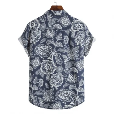 New Luxury Men's Polo Shirt Man T-shirt Shirts And Blouses Fashion Clothing Social T-shirts Hawaiian Cotton Oversize 4
