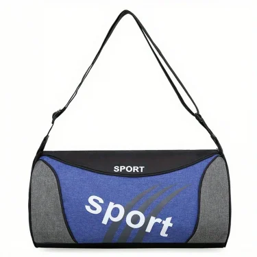 Large Capacity Colorblock Sports Duffle Bag - Spacious Interior, Durable Zipper, Ultra-Lightweight Design 3
