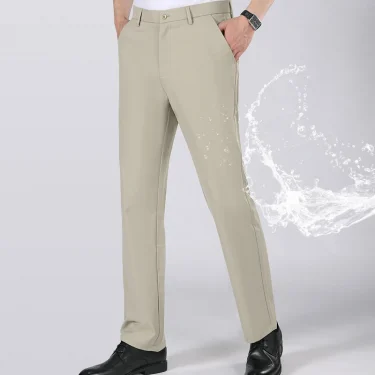 Spring Summer Men's Golf Dress Pants Work Business Casual Comfy Trousers Slacks Quick Dry Lightweight Wrinkle Free 4 Pockets 2
