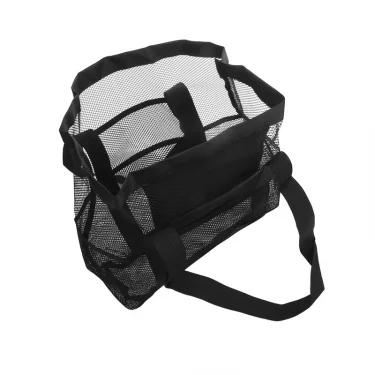 Large Capacity Mesh Beach Bag Foldable Breathable Tote For Swimming Travel Grocery One Shoulder Handheld Wash Bag 2024 New 6