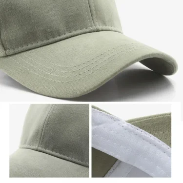 New Men and Woman's Baseball Caps Adjustable Casual Cotton Sun Hats Unisex Solid Color Visor Hats Cap Male Cap Female 2024 5