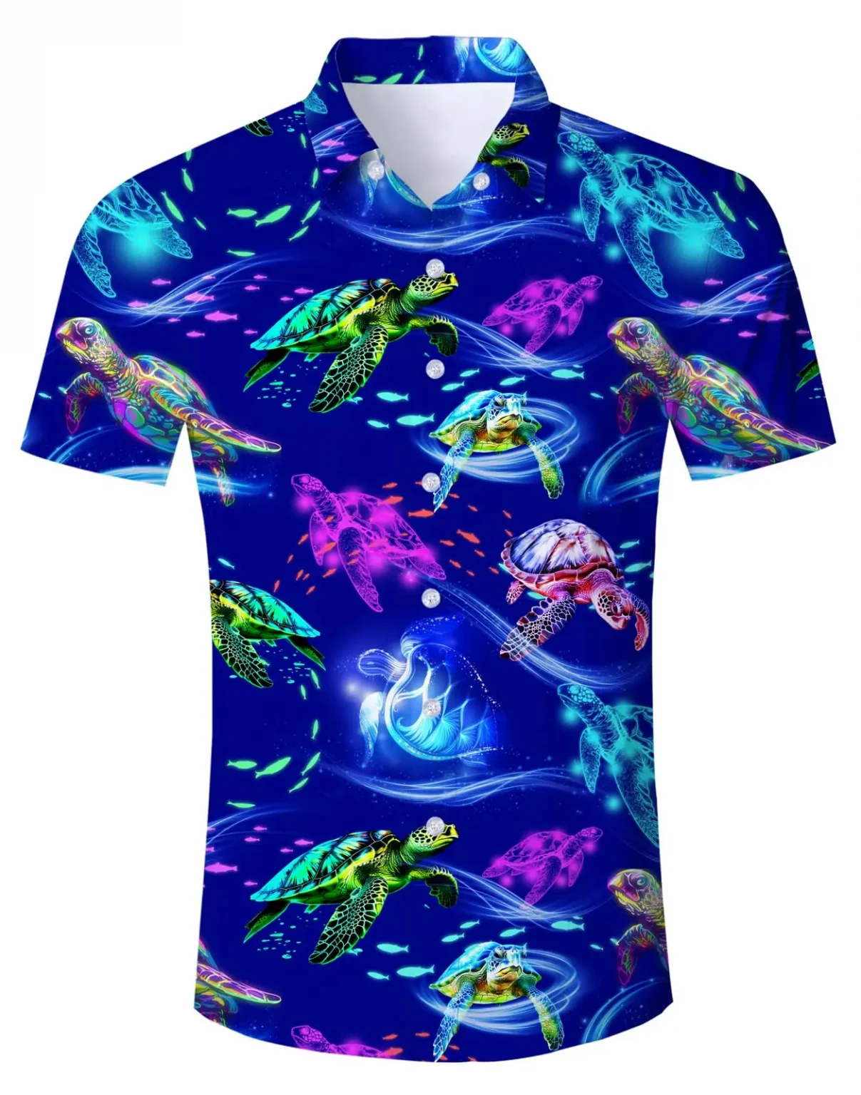 Hawaiian funny pattern 3d Printed Mens Shirt Summer New Casual Printed Short Sleeve Beach Hawaiian Tops Y2k Men's Clothing 5