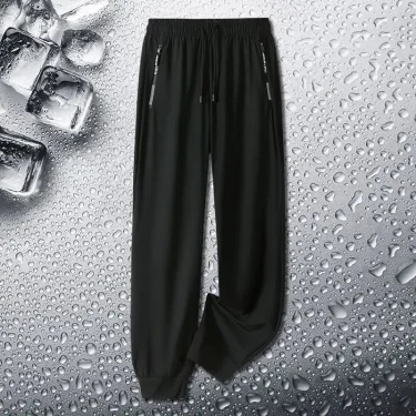 New Trousers for Men Lightweight Outdoor Trousers for Hiking Camping Casual Stretch Pants Male Thin Loose Quick-dry Pants 3