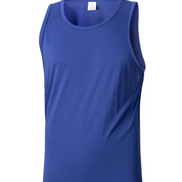 Summer Men's Tight Vest Fitness Training Sleeveless Basic Elastic Tank Top Male Fitness Sports Vest T-shirt Clothing 3