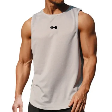 Summer Mens Gym Tank Tops Fitness Clothing Mesh Quick Dry Loose Fit Bodybuilding Sleeveless T Shirts Men Fashion Basketball Vest 5
