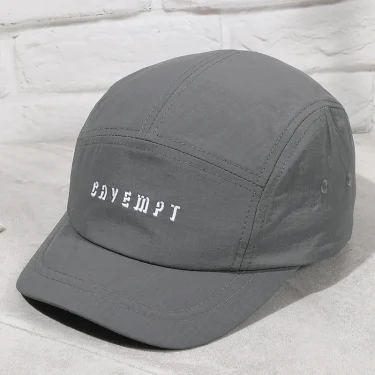 Simple fashion solid color embroidered letter short brimmed baseball cap spring and summer thin waterproof quick-drying cap 5