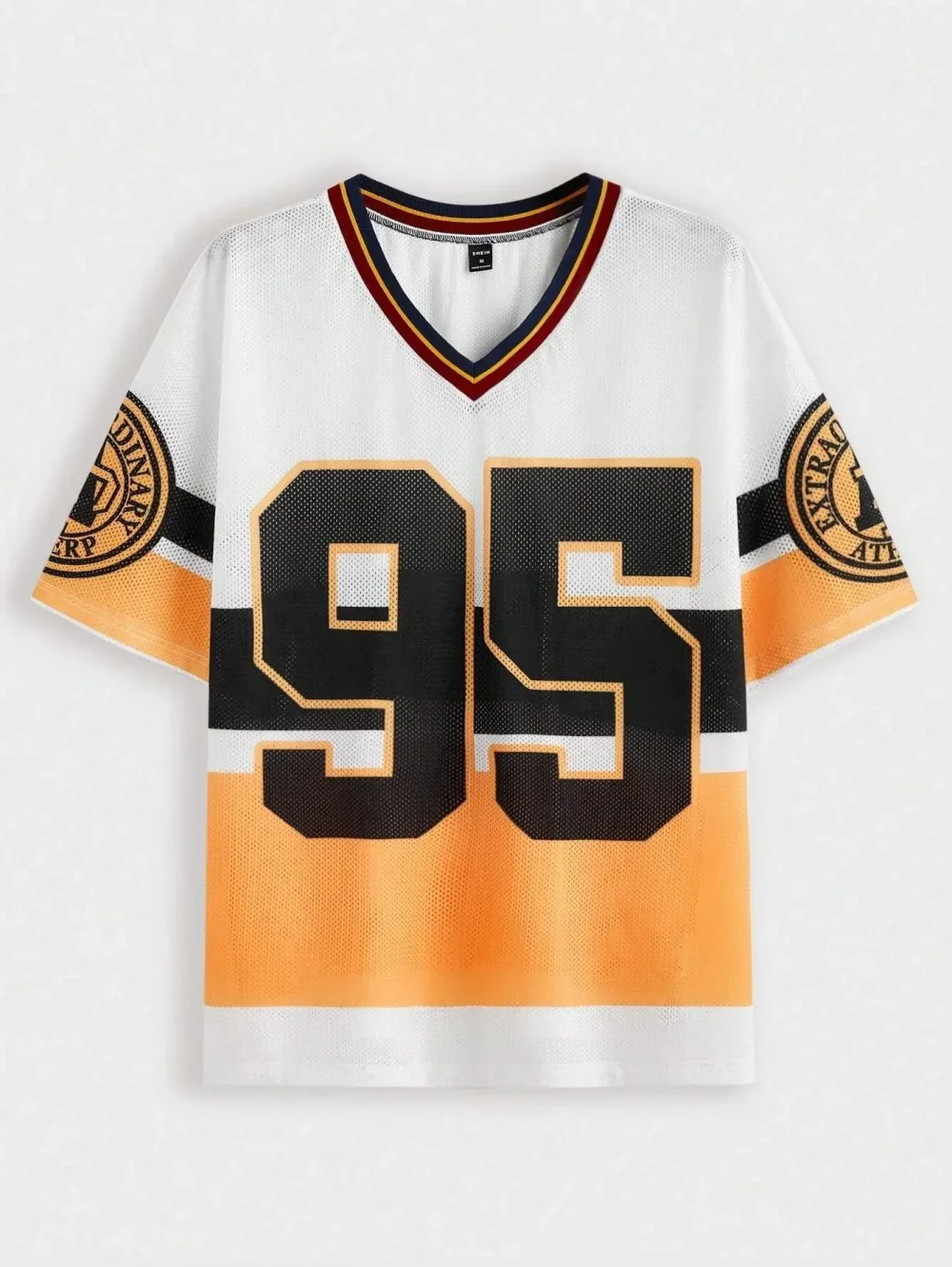2025 Summer new men's Summer Print 95 V-neck Rugby T-shirt for men and women can be casual fashion outdoor street sports short-s 6