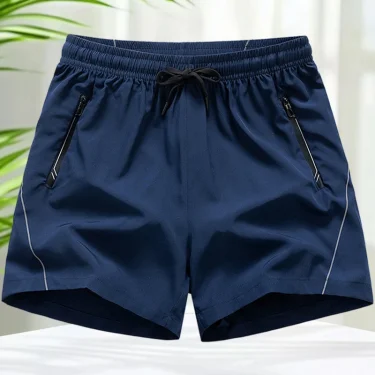 Quick Dry Shorts Men with Zipper Pockets Lightweight Flexible Drawstring Training Shorts 5 Inch Running Shorts Gym Workout Sport 3