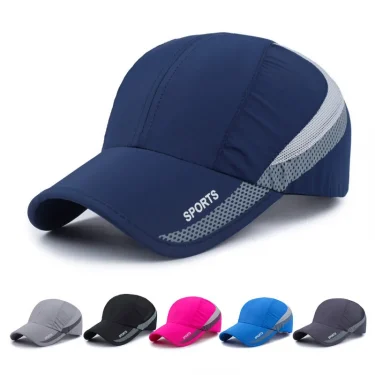 Men Women Outdoor Sport Baseball Mesh Hat Running Visor Quick-drying Cap Sun Protection Scrub Cap Hats For Women Sport Tools 1
