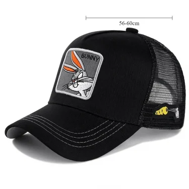 High Quality Brand Anime Cartoon Snapback Cotton Baseball Cap Men Women Hip Hop Dad Mesh Hat Trucker Hat Dropshipping 2