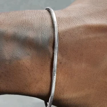 925 sterling silver 3MM Snake Chain Bracelet Men Hip Hop Simple Bracelet For Women Fashion Charm Punk Party Jewelry Wholesale 3