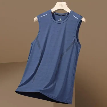 New Sports Quick Dry Sleeveless T-Shirt For Men Summer Men Basketball Gym Clothing Breathable Lightweight Plus Size O-neck Tank 3