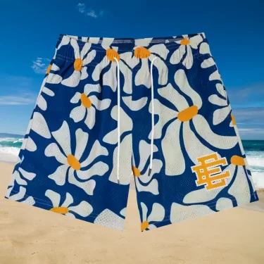 Summer Fitness Shorts Oil Painting Style Sports Beach Shorts Men's and Women's Summer Basketball Training Shorts Beach Shorts 2