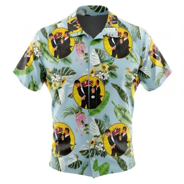 Garrison Attack On Titan Button UpHawaiian ShirtFashion Trend Breathable Loose Versatile Casual Sports Summer Men 3