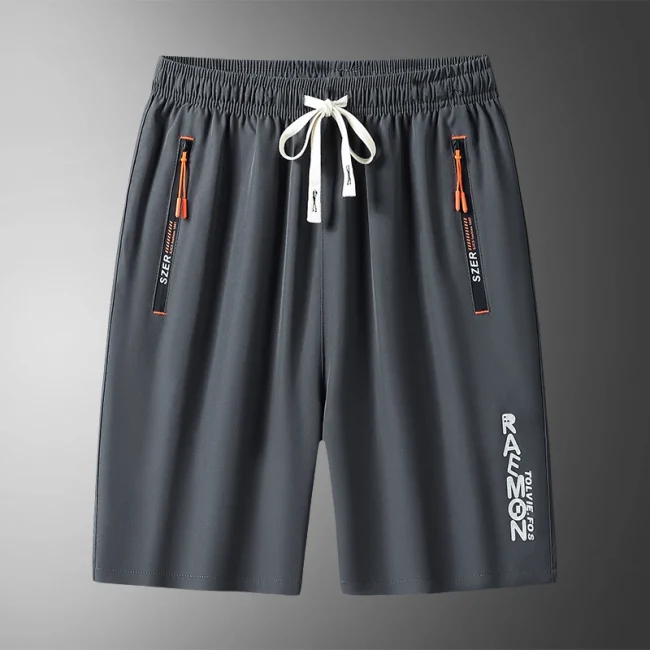 Summer Men's Elastic Waistband Stretchy Casual Shorts for Outdoor Sports Activities and Beach, Quick-Dry Breathable Design 3