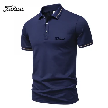 【 High Quality 】 S-3XL Summer New Men's Short sleeved T-shirt Cool and Breathable Polo Shirt Business Casual Top 3