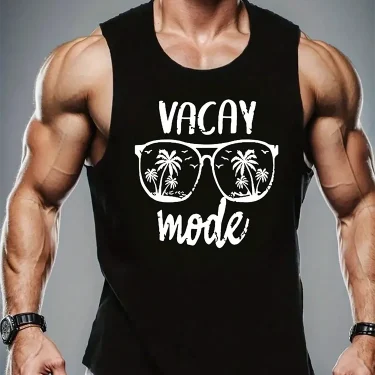 2025 Summer Casual Mens Tank Top City Street Fashion Quick drying Men's Tank Top Outdoor Sports Mens Sleeveless T-shirt3DPrinted 6