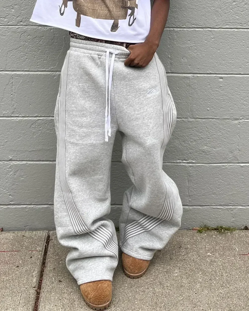 Y2K Retro Athleisure Pants Functional Tactical Features Embroidery Men's Women's Premium Jogging Fashion Drawstring Sweatpants 5