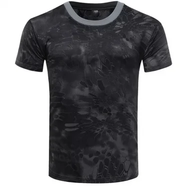 Men's Camo 3d Printed Shirt Outdoor Sports Casual Comfortable Clothing Daily Fitness Workout Summer Sports T-Shirt 5