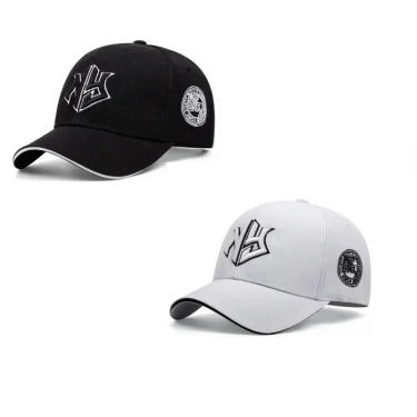 2pc Summer Letters Embroidery Hip Hop Trucker Hats Breathable Couple Baseball Cap for Men and Women's Multi-Purpose Outdoor Hats 5