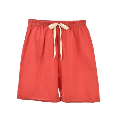 New Summer Children's Shorts Made Of Pure Cotton Breathable And Soft Casual Beach Shorts For Kids Fashionable Solid Color Shorts 1