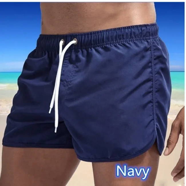 New mesh breathable fitness men's fashionable sports shorts running speed dry pants summer thin training beach pants 5