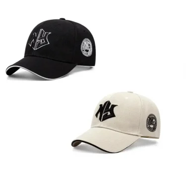 2pc Summer Letters Embroidery Hip Hop Trucker Hats Breathable Couple Baseball Cap for Men and Women's Multi-Purpose Outdoor Hats 6