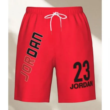 Fashionable 3D Printed Men's Jordan-23 Loose Sports Basketball Shorts Men's and Women's Quick Drying Fitness Beach Casual Shorts 3