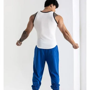Sports Vest Male Summer New Slim-fit High Elastic Training Jacket Sleeveless Fitness Clothes High Elastic Quick Dry Breathable 6