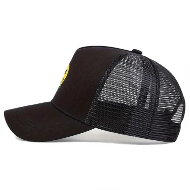 Unisex XX Smiling Face Print Baseball Net Caps Spring and Summer Outdoor Adjustable Casual Hats Sunscreen Hat 3