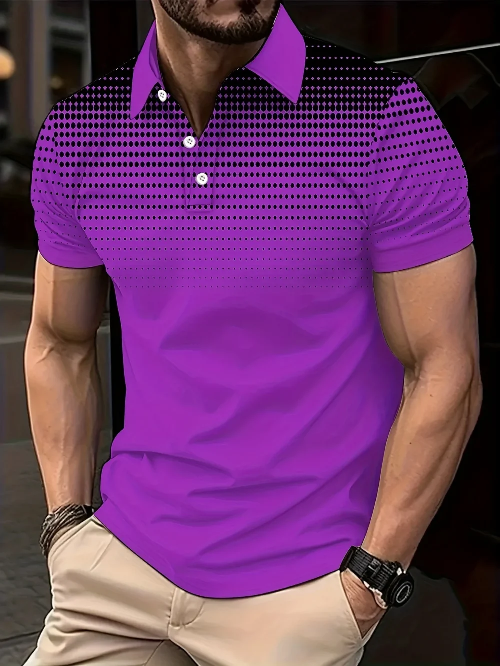 Summer Men's Palm Tree Short Sleeve Golf Shirt Polo Shirt Collared Shirt Business Casual Tops Outdoor 3D Print Street Polo shirt 3
