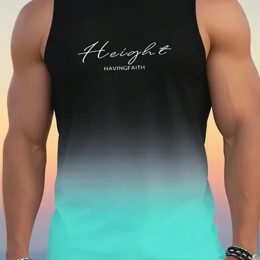 2025 Summer Casual Mens Tank Top City Street Fashion Quick drying Men's Tank Top Outdoor Sports Mens Sleeveless T-shirt3DPrinted 3