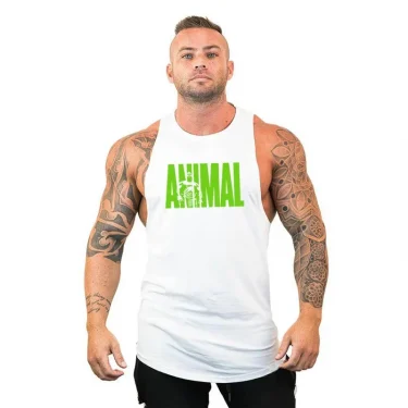 Brand Sleeveless Casual Cotton Gym Tank Tops Men Fashion Bodybuilding Clothing Undershirt Fitness Stringer Muscle Workout Vest 6