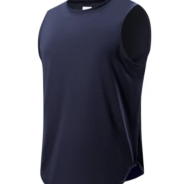 Summer Men's Fitness Basic Tank Top Quickly Dry Sport Top Running Vest Gym Fitness Sleeveless Sport Shirt Tank Tops 2