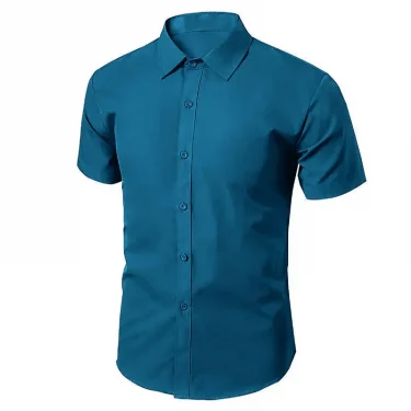 Summer thin professional formal men's business casual non-ironing breathable short-sleeved shirt easy to take care of commuting 3