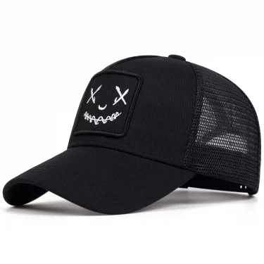 Unisex Personality Embroidery Baseball Net Caps Spring and Summer Outdoor Adjustable Casual Hats Sunscreen Hat Sports Golf Cap 2