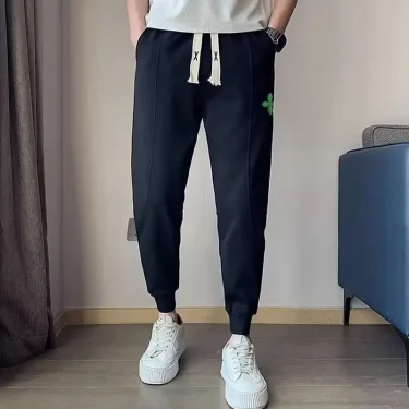 Casual Sanitary Pants For Jogger Men Loose Fitting Ankle Pants Autumn Drawstring Elastic And Sporty Harun Trendy Mens Fashion 6