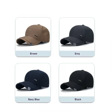 New Fashion Men's Cotton Clothing Cloth Middle-Aged Baseball Cap Trucker Caps Classic Outdoor Casual Sports Dad Cap Hats 2
